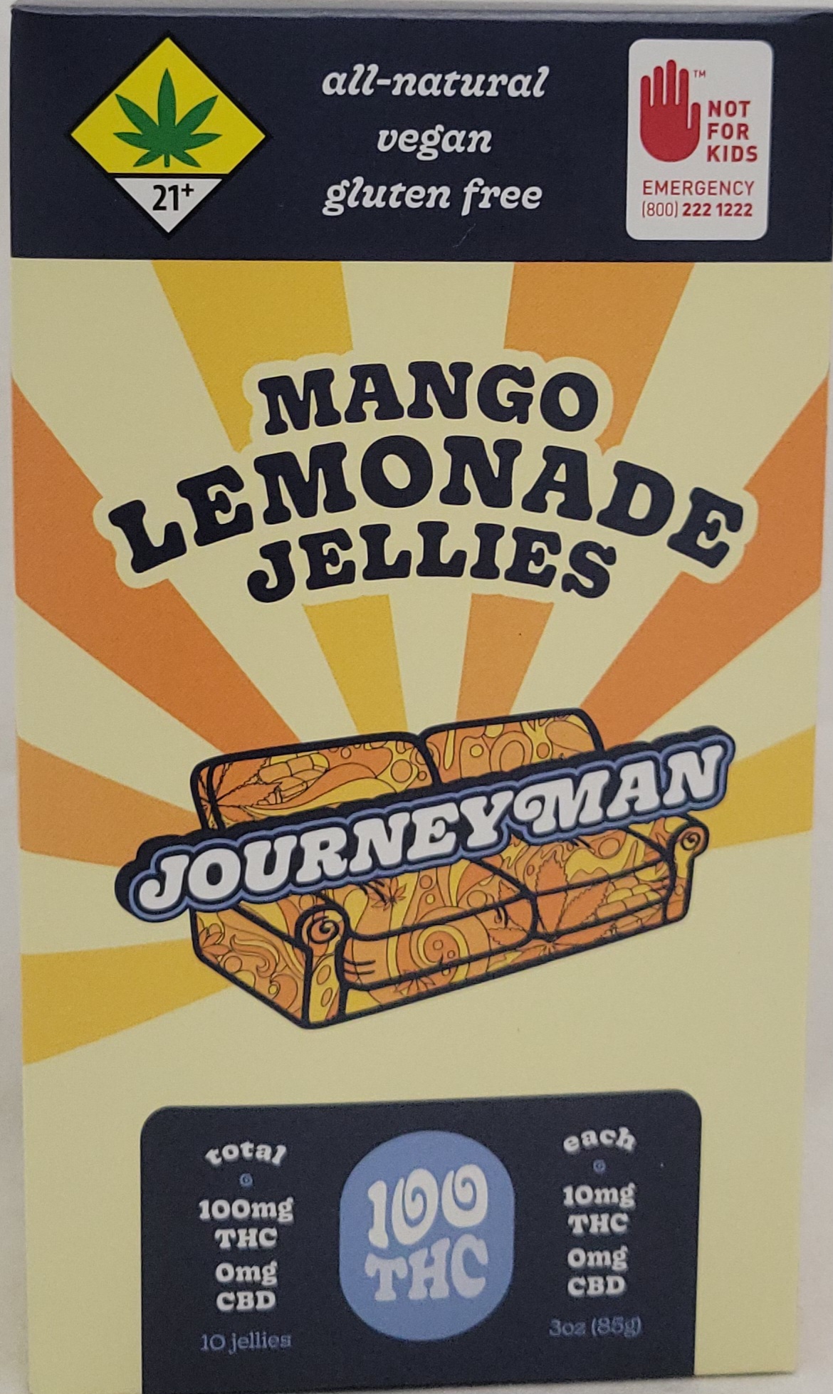 Photograph of product: Mango Lemonade | 10 Pack