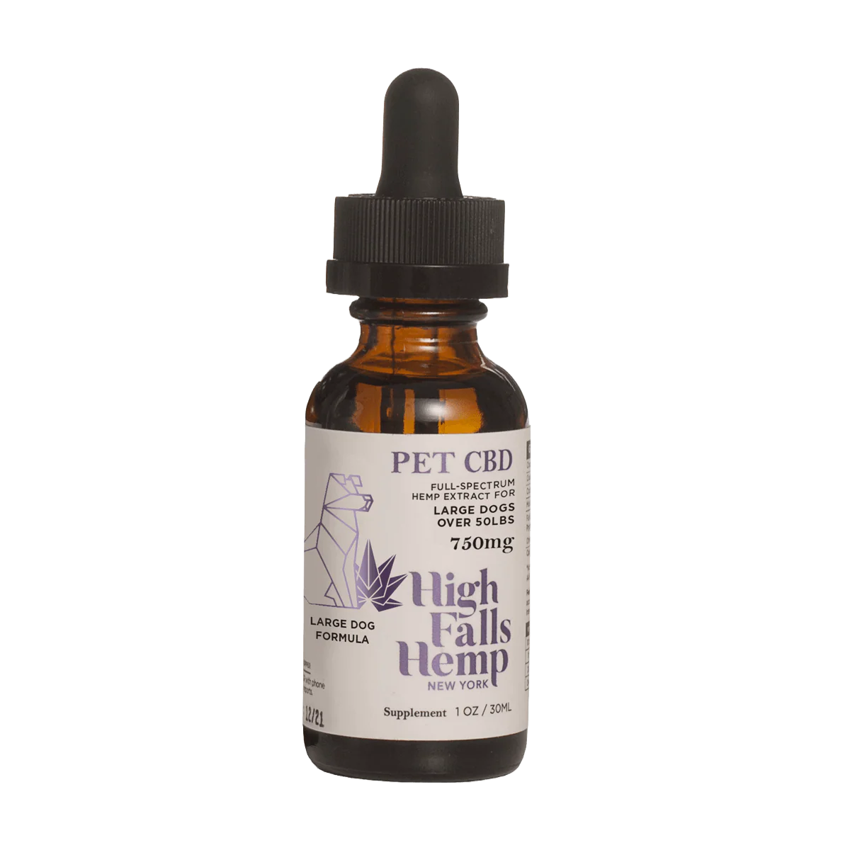 Photograph of product: High Falls CBD Pet Tincture 750mg