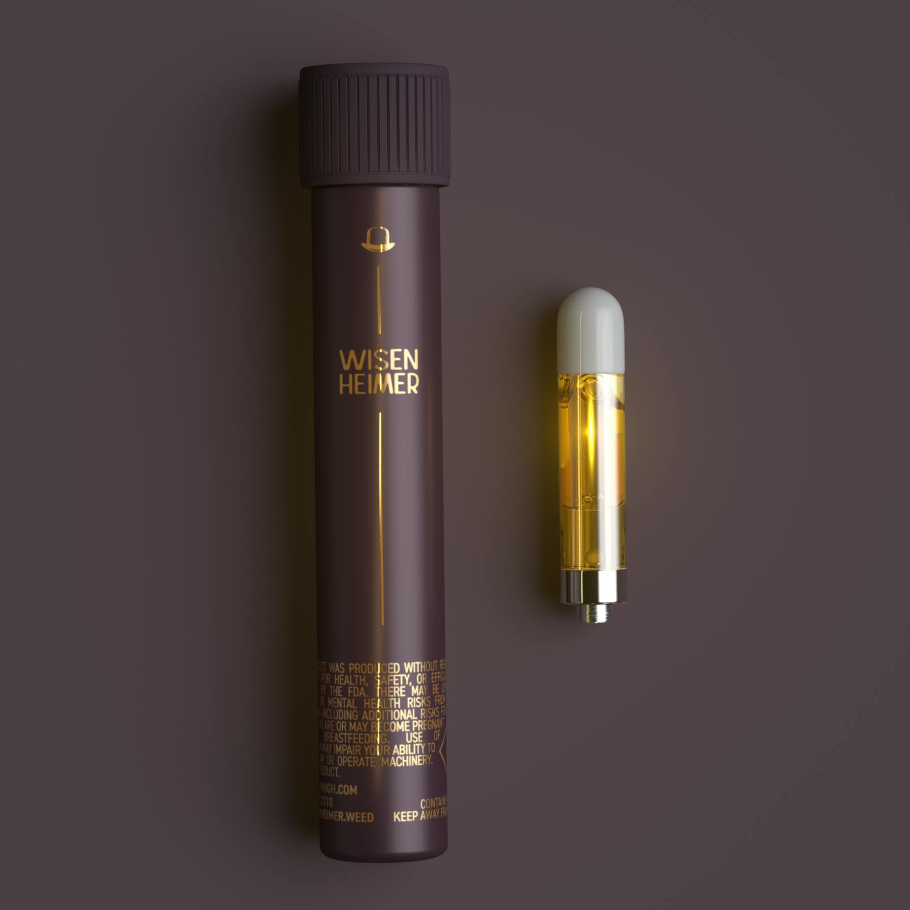 Photograph of product: Wisenheimer Live Rosin Cartridge 1g