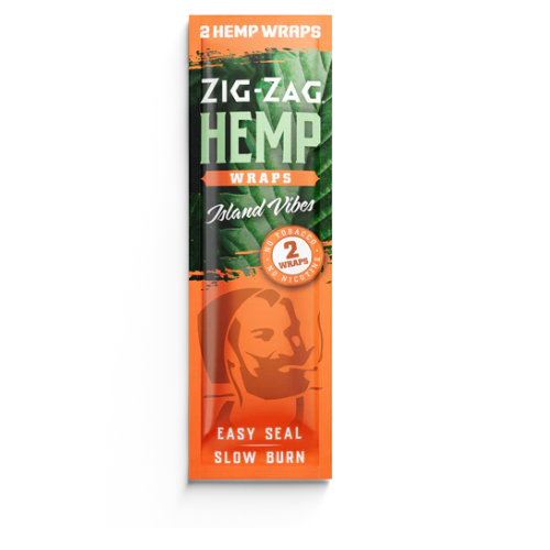 Photograph of product: Zig Zag Island Vibes Hemp Wraps