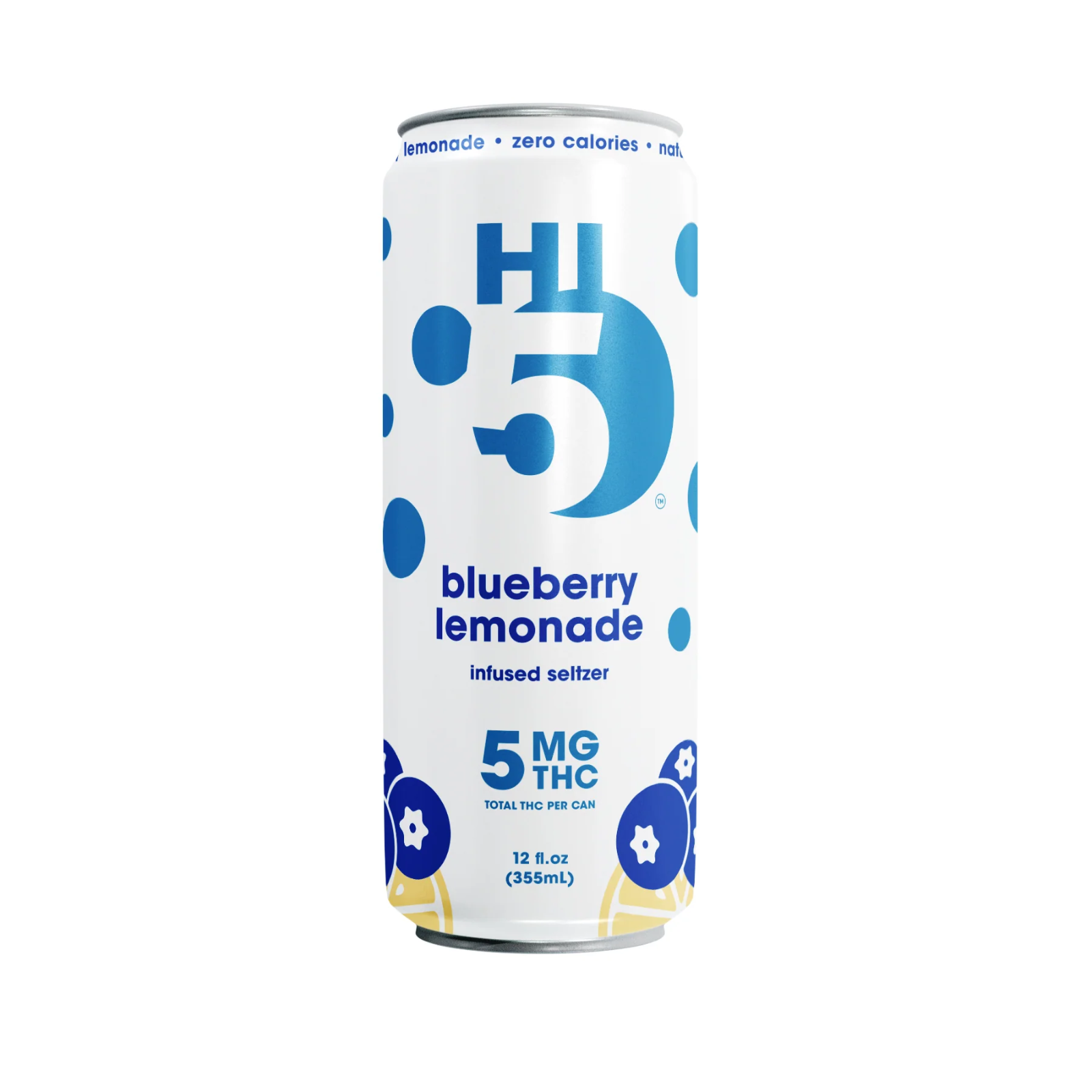 Photograph of product: 20mg Seltzer | Blueberry Lemonade-4pk | Hi 5