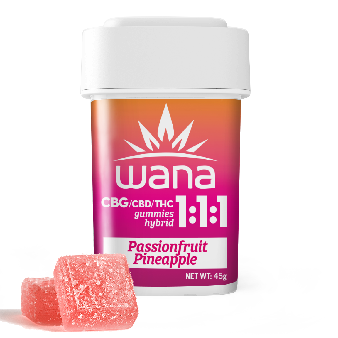 Photograph of product: Wana Passionfruit Pineapple 1:1:1