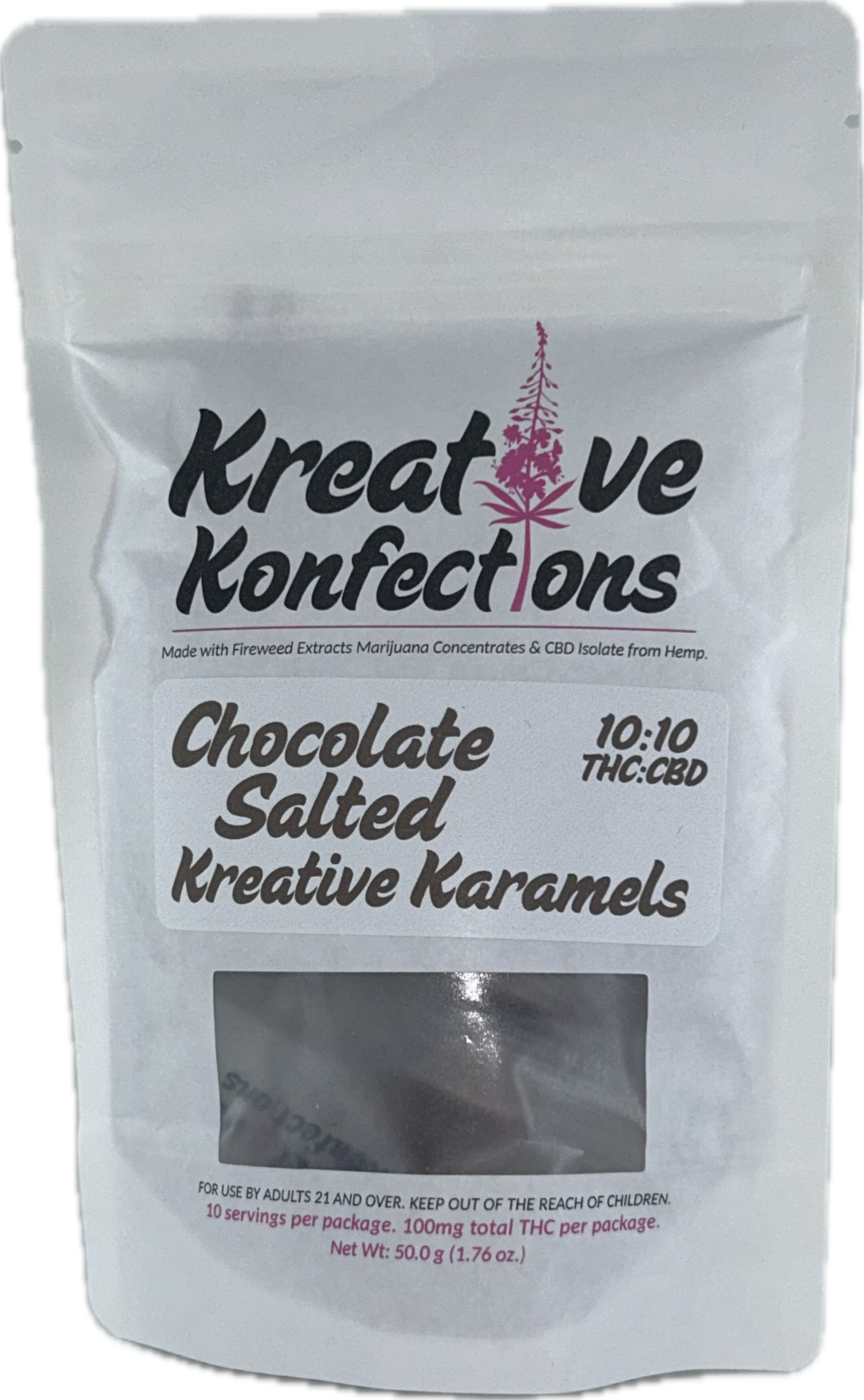 Photograph of product: 1:1  Chocolate Salted Karamel 10-Pack 100mg