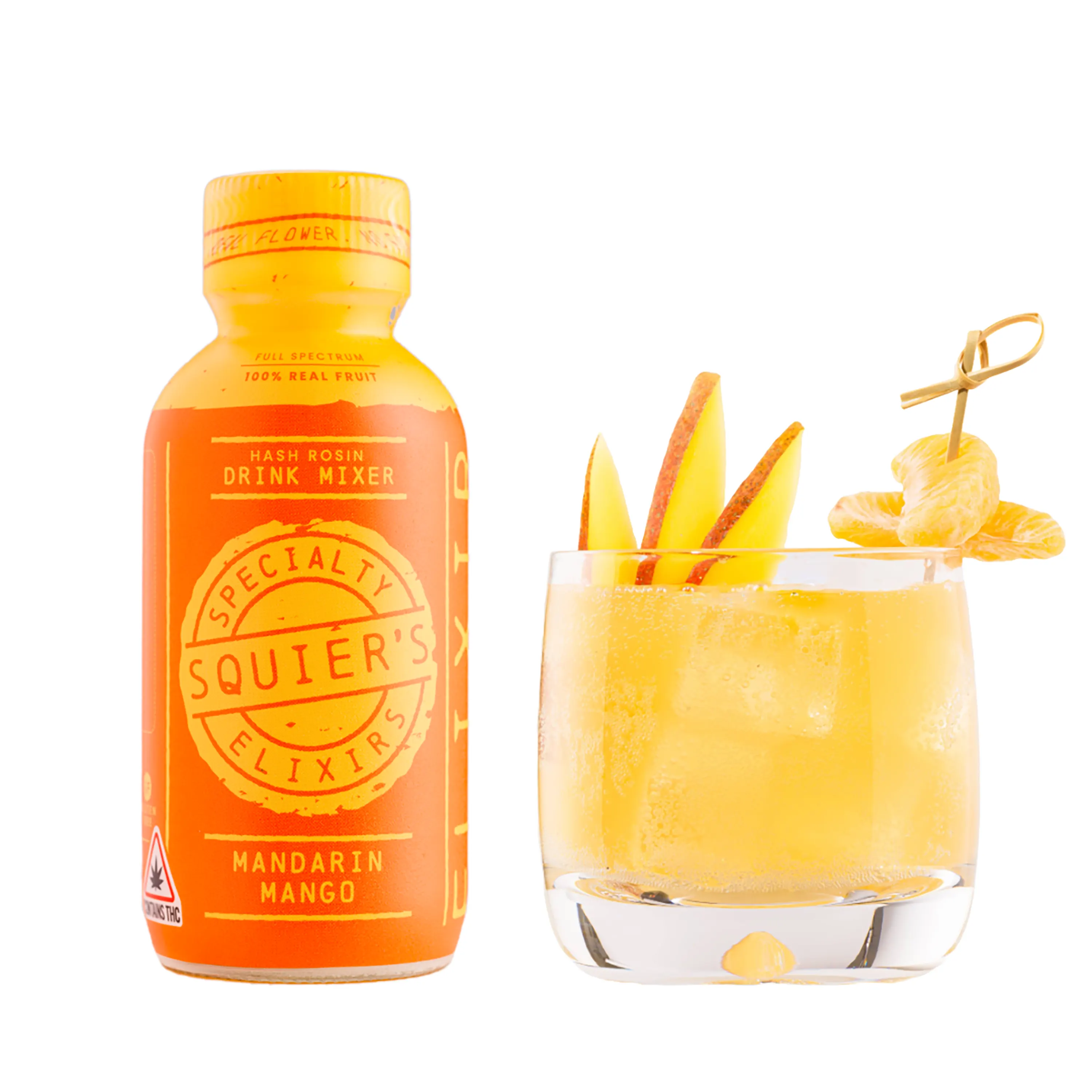 Photograph of product: Tincture | Squier's Elixirs | Mandarin Mango | 500mg