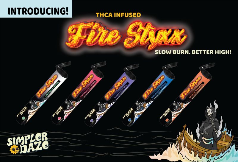 Photograph of product: AU GCC: On The Banks 1g Fire Styxx Preroll