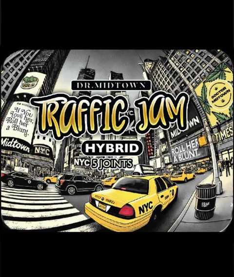 Photograph of product: Traffic Jam | 5 packs Pre-rolls | 3.5g