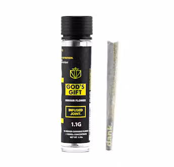 Photograph of product: Dank | Gods Gift | 1.1g Infused Pre-Roll