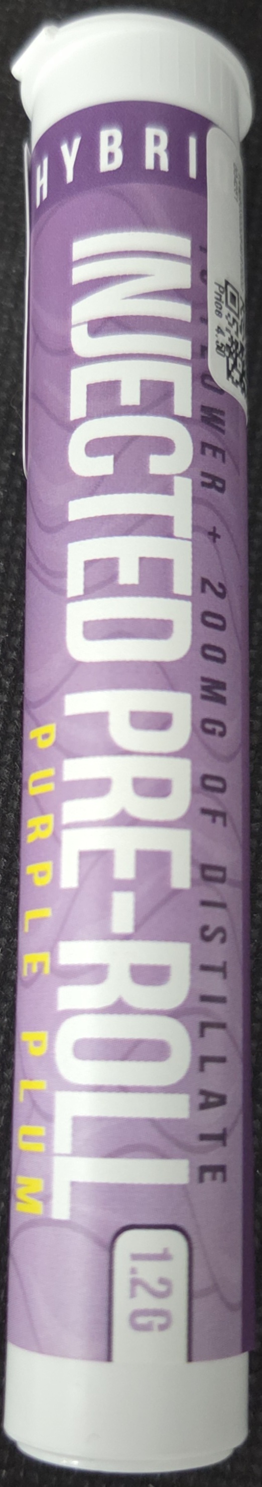 Photograph of product: Distro 10 - Purple Plum - Infused Preroll
