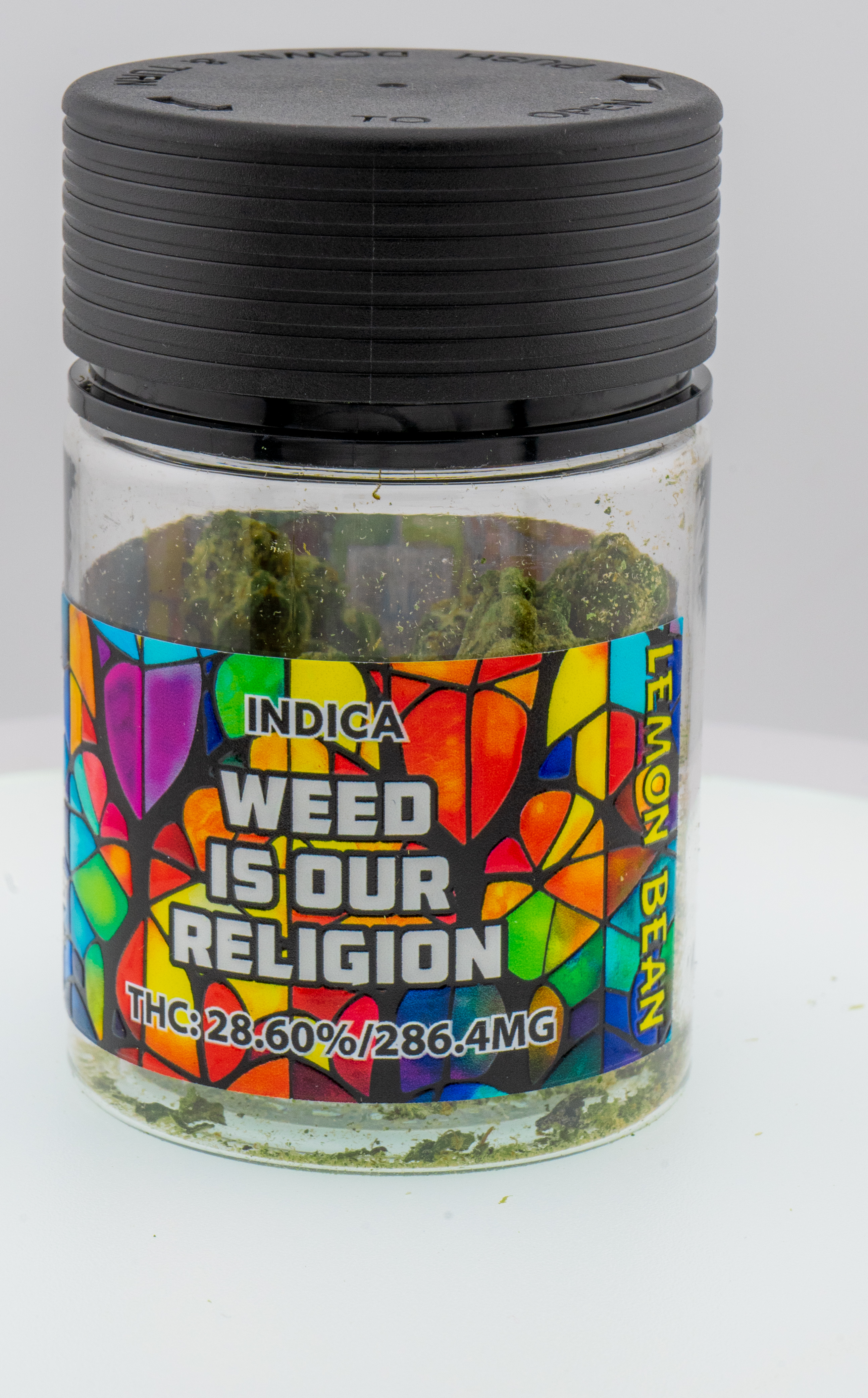 Photograph of product: Holy Water  |  Lemon Bean  |  7G Flower (Jar)