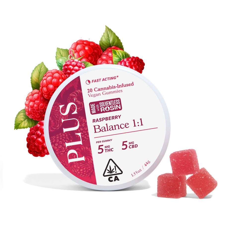 Photograph of Product: Raspberry Balance 1:1 [Solventless Rosin 20pk]