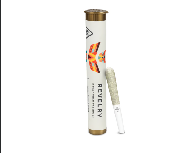 Photograph of product: Revelry. | Forbidden Fruit Cake (I) | 0.5g x 2pk Pre-Rolls