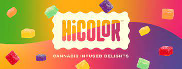 Photograph of product: HiColor 5mg NANO Concord Grape Gummies - 100mg