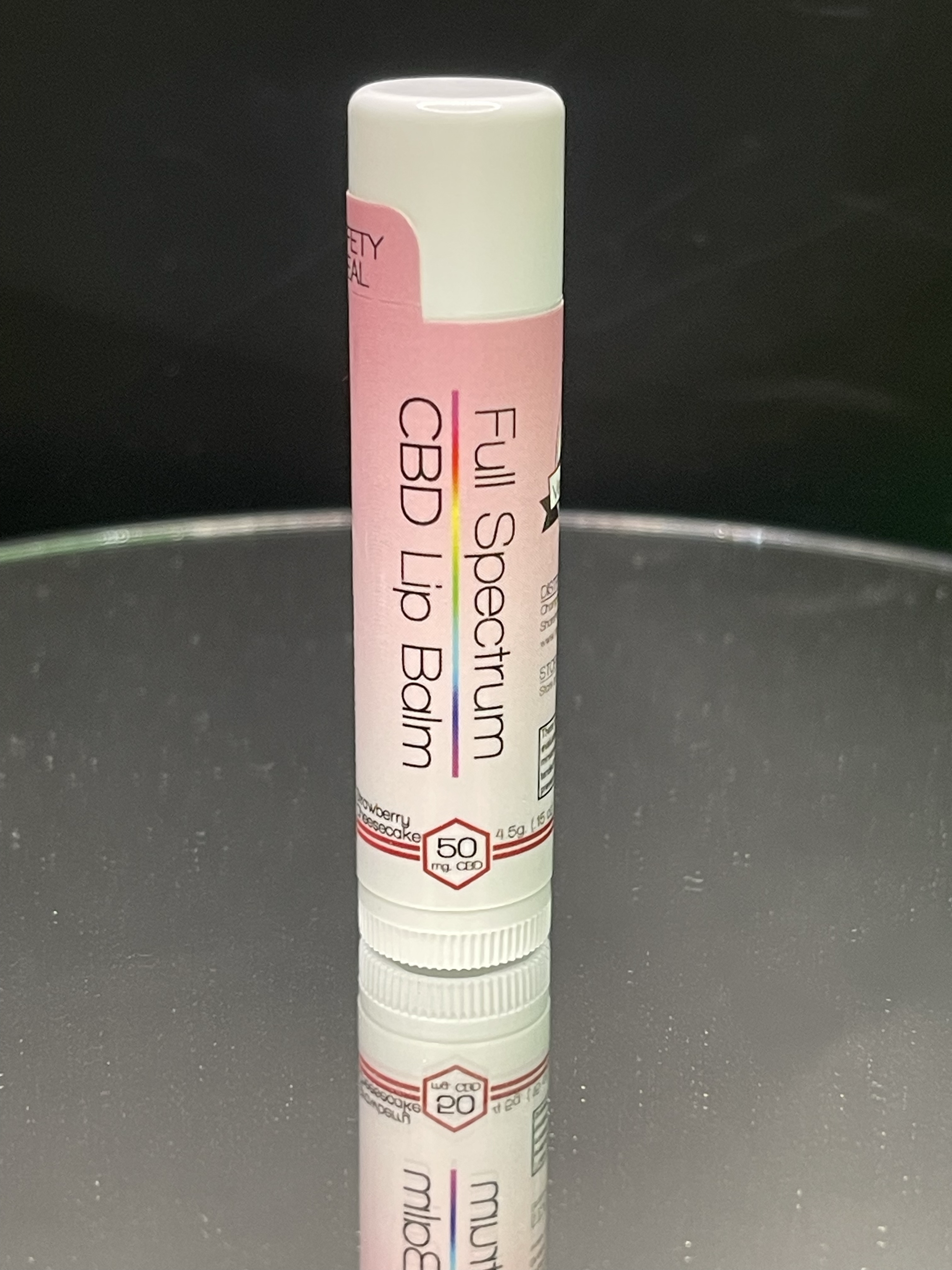 Photograph of product: CBD Lip Balm-Strawberry Cheesecake-50mg CBD