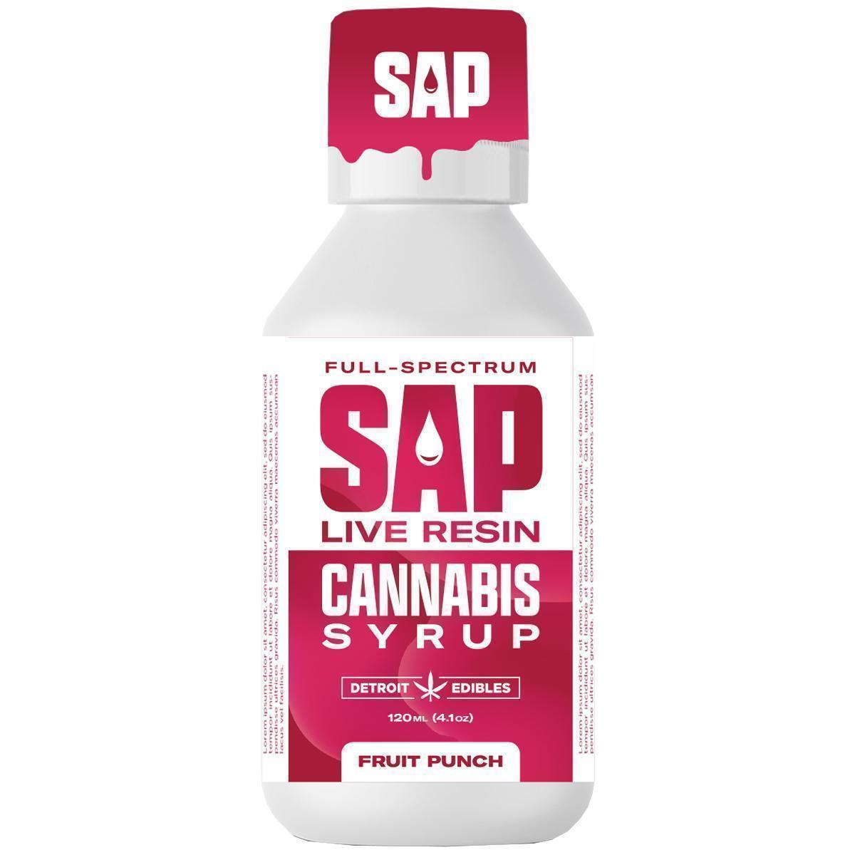 Photograph of product: SAP - Syrup - 200mg Live Resin - Fruit Punch
