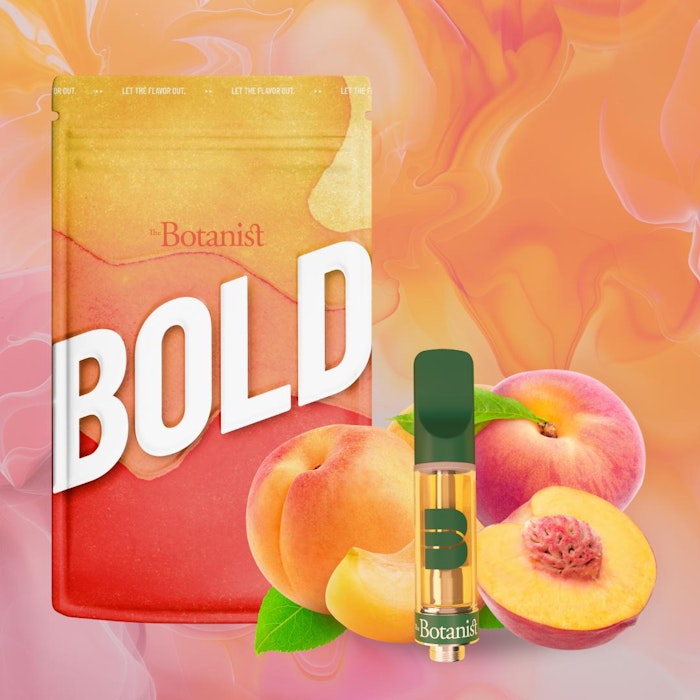 Photograph of product: The Botanist | Bold Peach Vape Cartridge