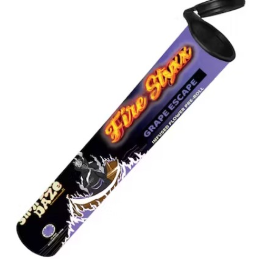 Photograph of product: Glorious Oui'd - 1g Pre Roll - Grape Escape Simpler Daze  Fire Styxx