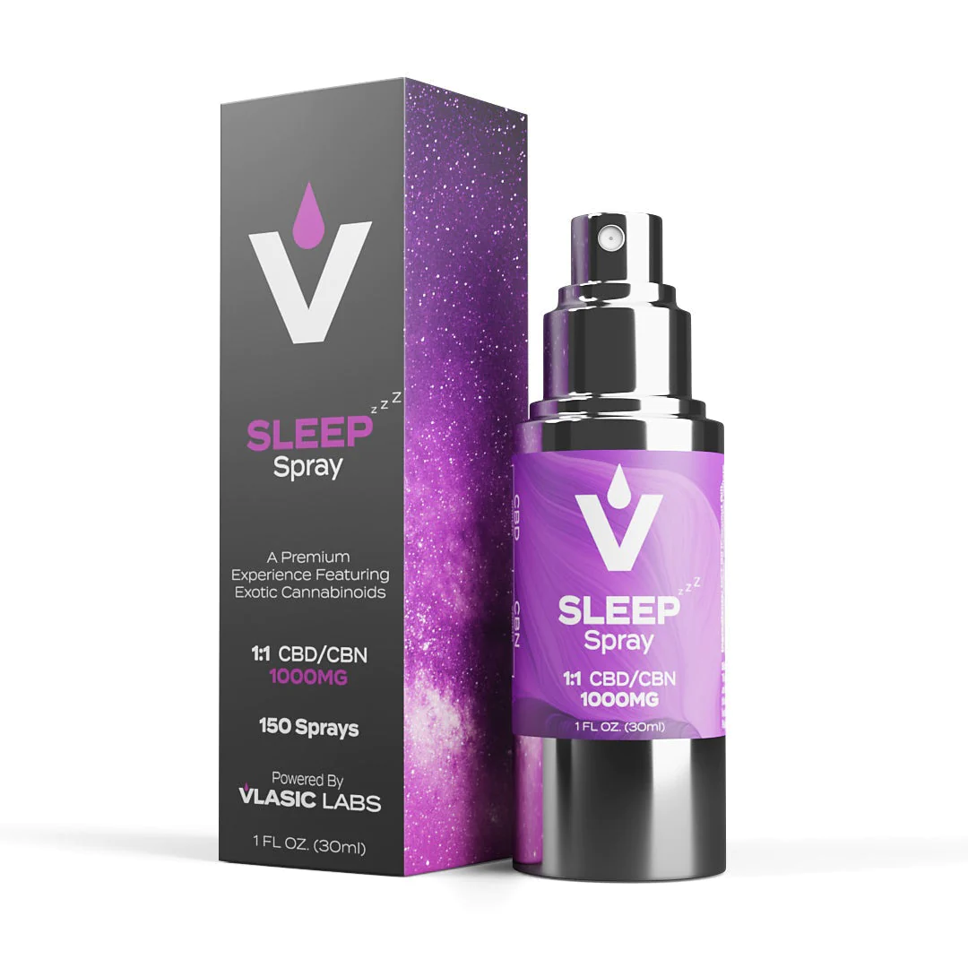 Photograph of product: Vlasic Labs - Sleep Spray - 1000mg - 1:1 CBD/CBN