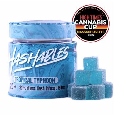Photograph of product: au chocolatables: Tropical Typhoon | 100mg TH-oui | 20pk