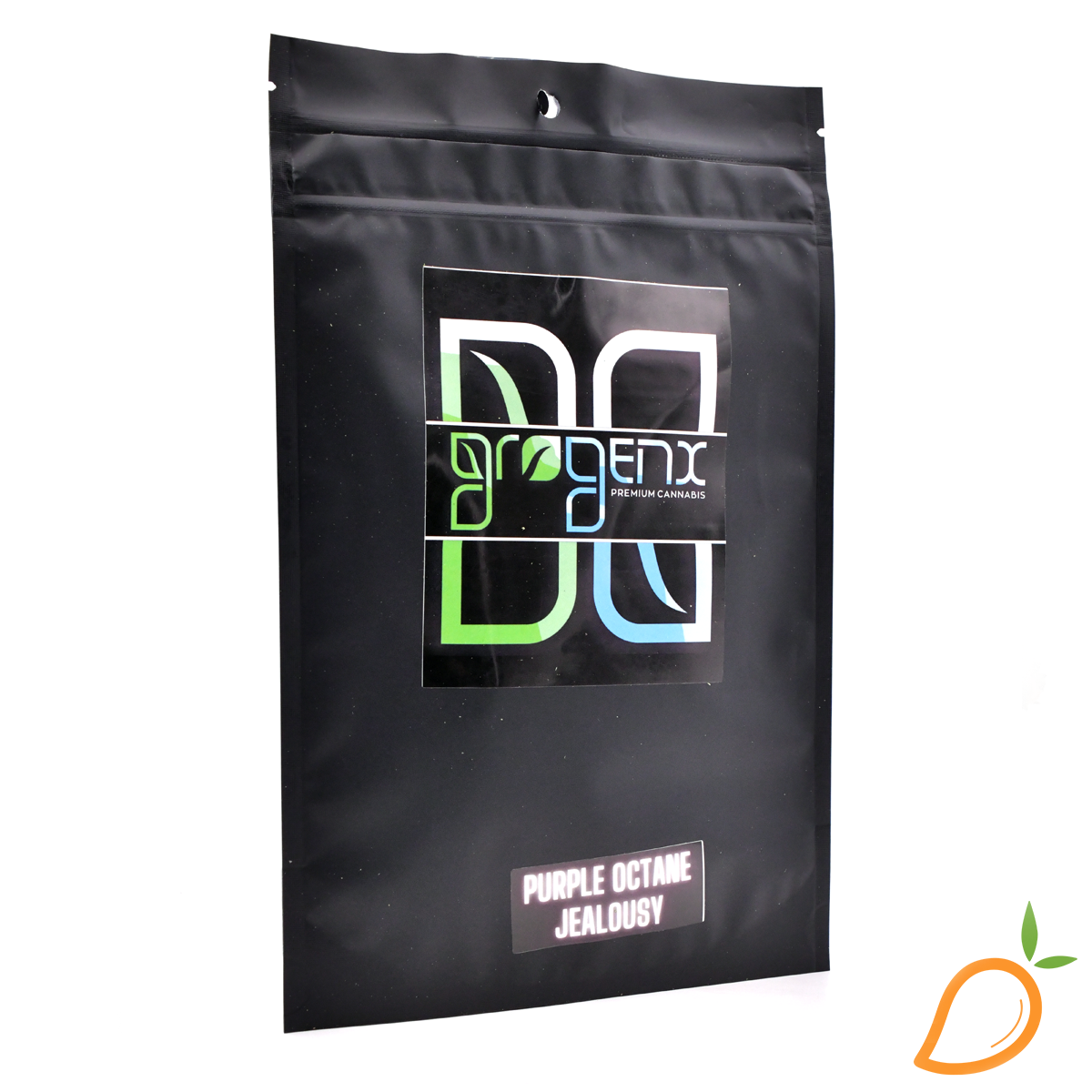 Photograph of product: 28g Purple Octane Jealousy Prepackaged Shake GroGenex