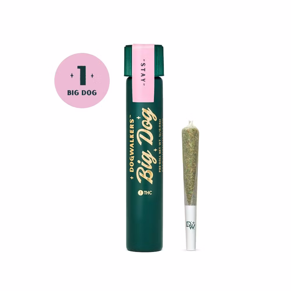Photograph of product: Pre-Roll | Big Dog | Runtz S1 "Stay" | 0.75g