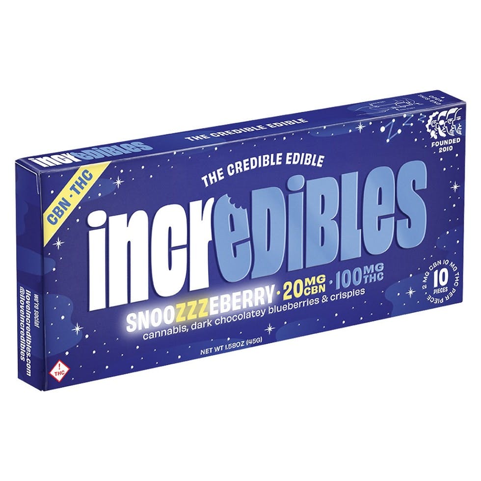 Photograph of product: Snoozzzeberry Chocolate Bites-10mg