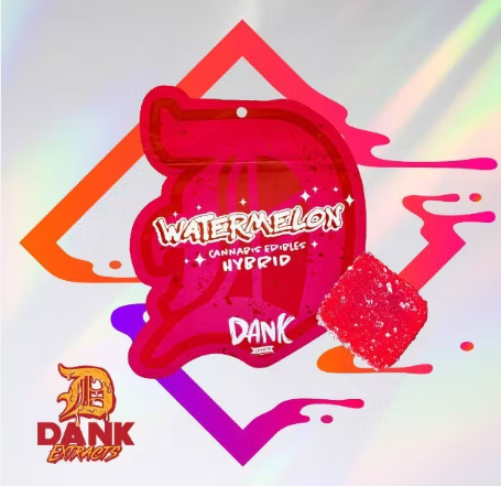Photograph of product: DANK: Watermelon 200MG Gummies