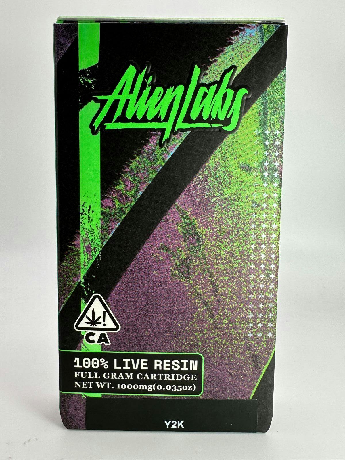Photograph of product: Alien Labs 1g Y2K Live Resin Cartridge