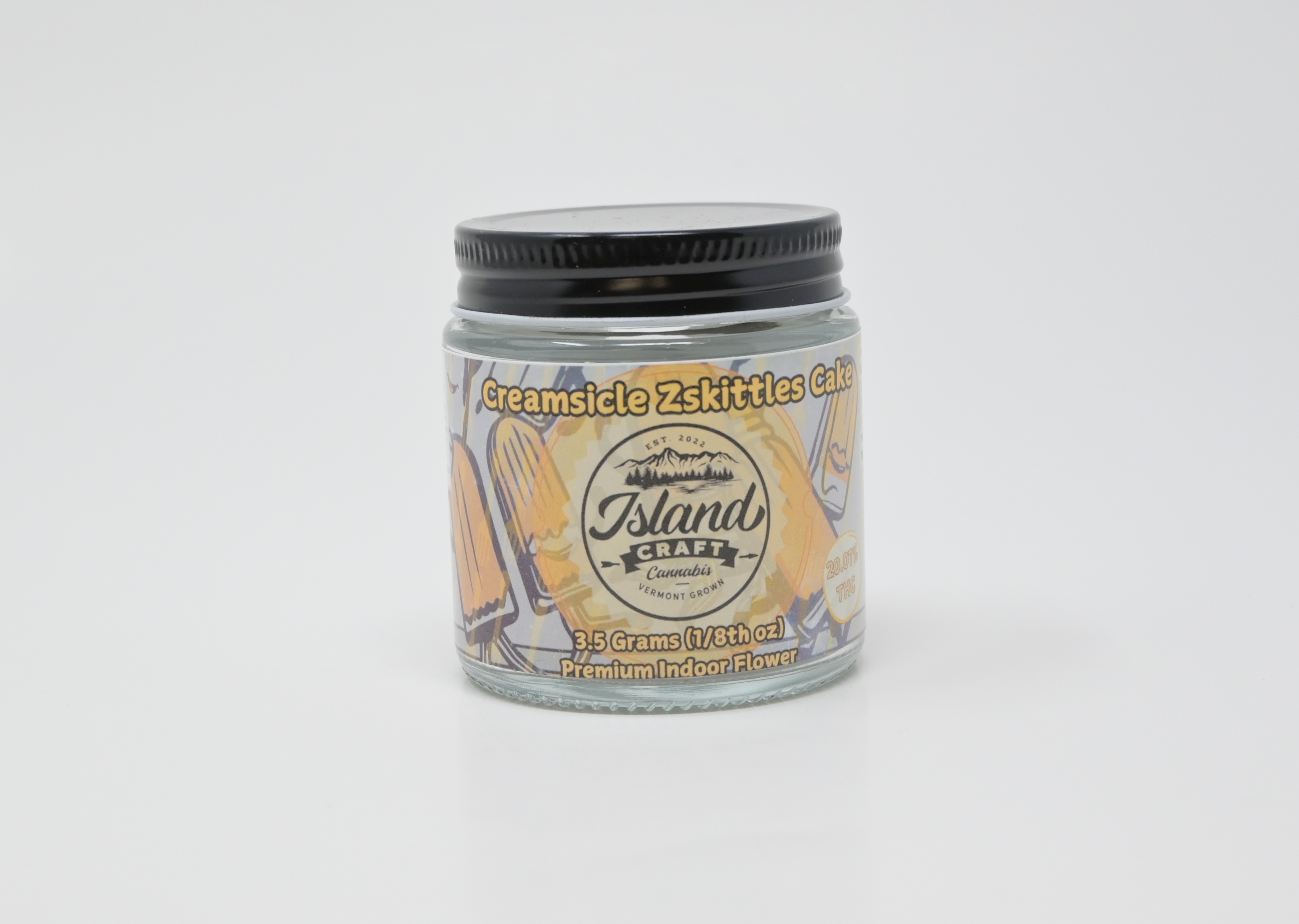 Photograph of product: Island Craft Oui'd | Island Zkittlez Cake - 3.5g