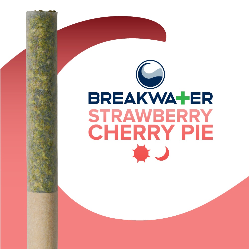 Photograph of product: Strawberry Cherry Pie Premium Rolled Joint (1pk)