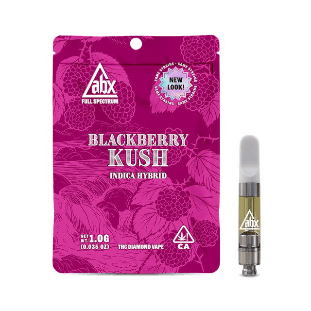 Photograph of product: ABX - Blackberry Kush High Potency Vape - 1g