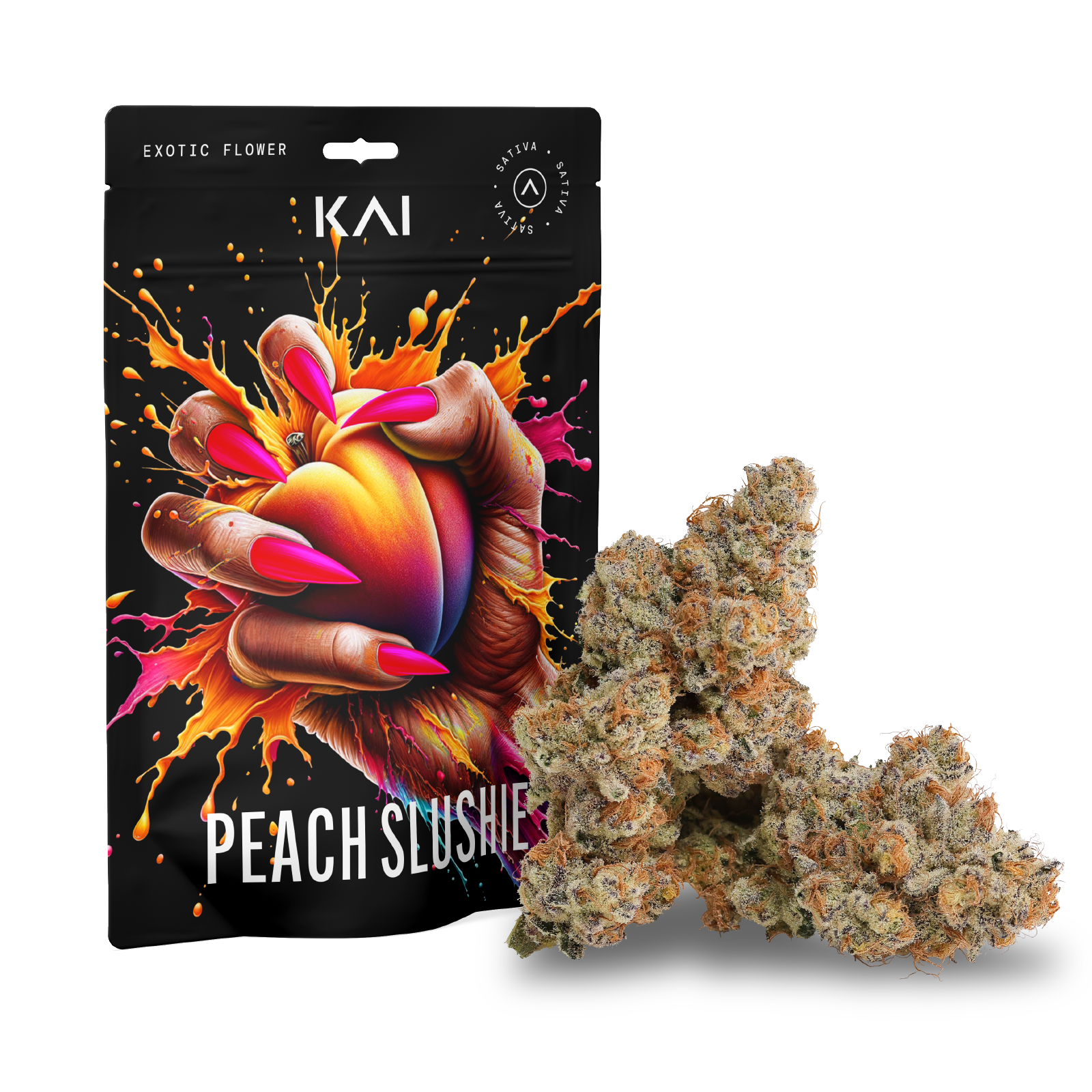 Photograph of product: KAI OUID! | Prepackaged | Peach Slushie - 3.5g