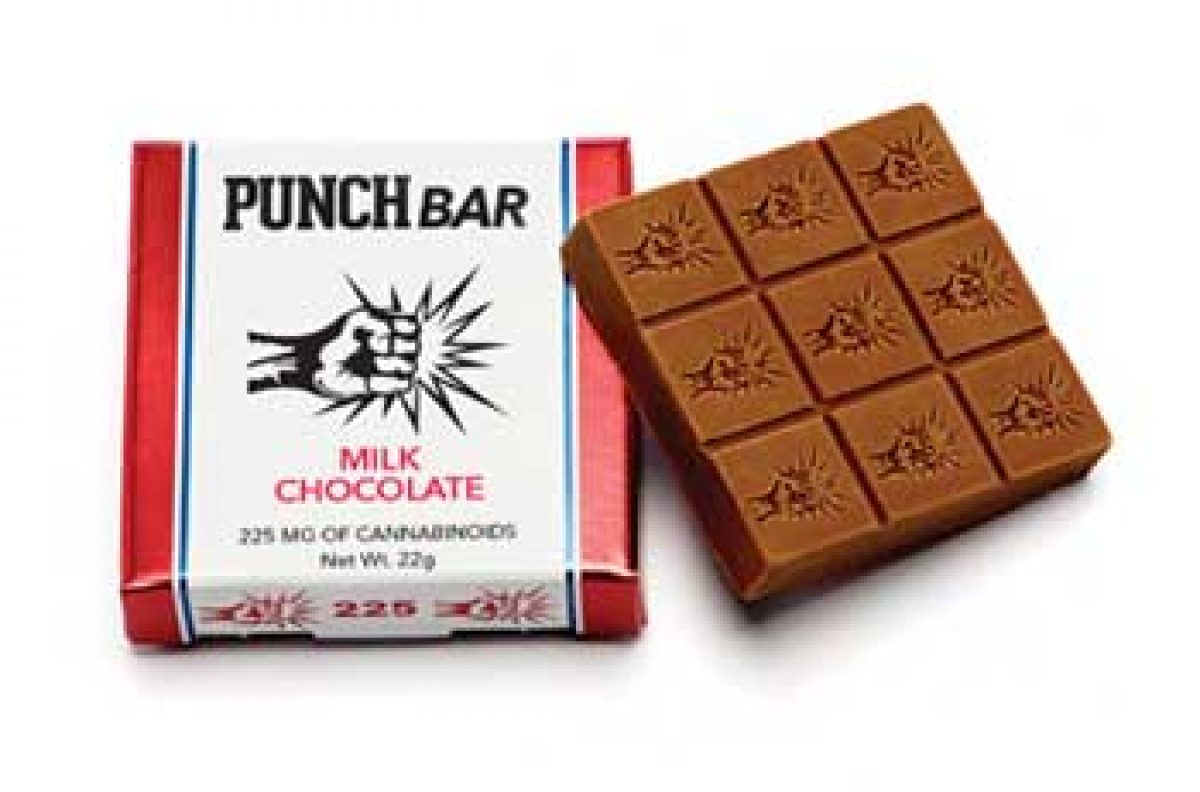 Photograph of product: MILK CHOCOLATE | PUNCHBAR | 100MG