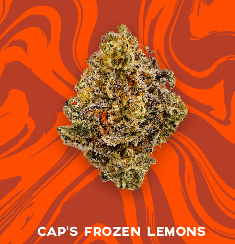 Photograph of product: Caps Frozen Lemons - Vivid - 3.5g Pre-Packaged