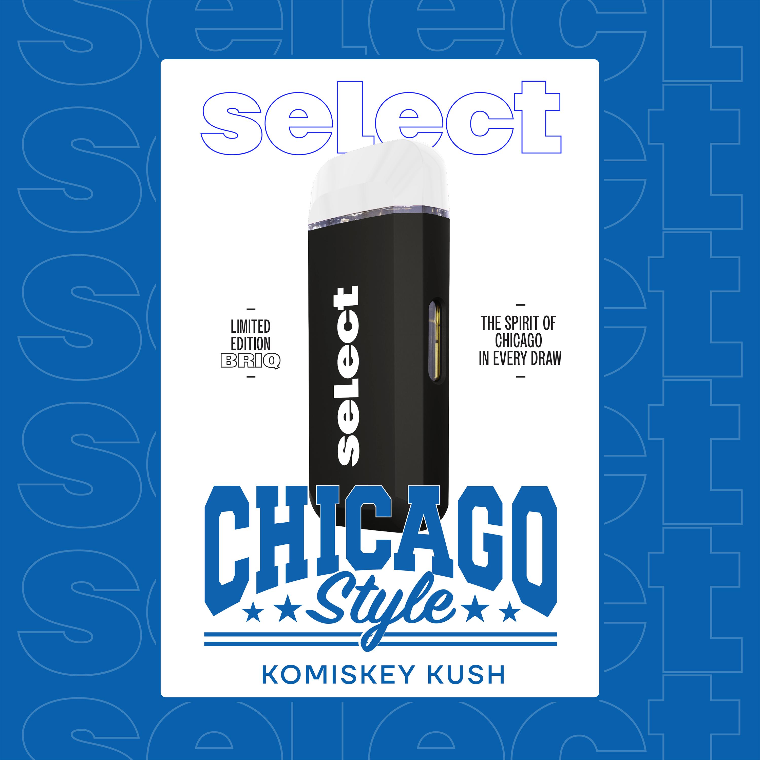 Photograph of product: Essentials Komiskey Kush BRIQ 2g