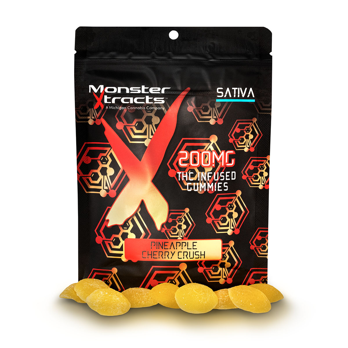 Photograph of product: Pineapple Cherry Crush 200mg Adult Use