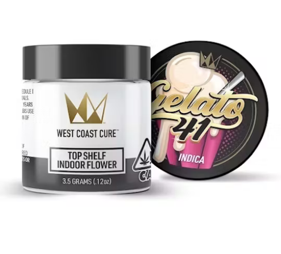 Photograph of product: GELATO 41 | WCC 3.5G TOP SHELF INDICA