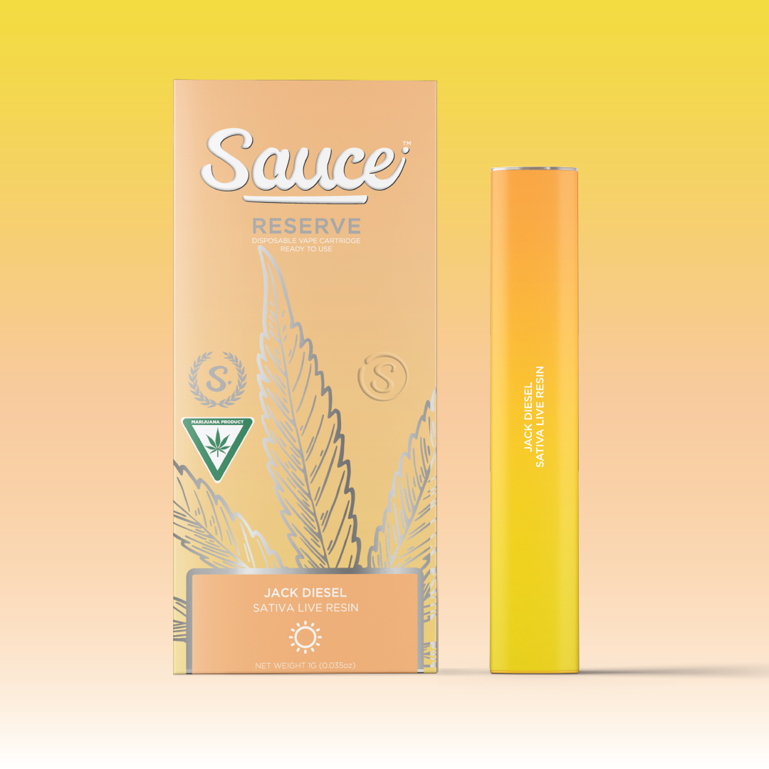 Photograph of product: Sauce Essentials Live Resin Disposable | Jack Diesel