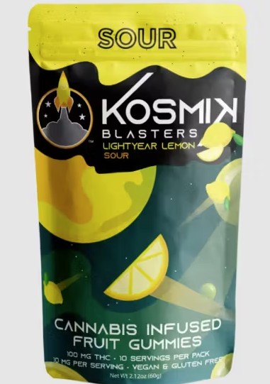 Photograph of product: Lightyear Lemonade Gummies 100mg 20pk