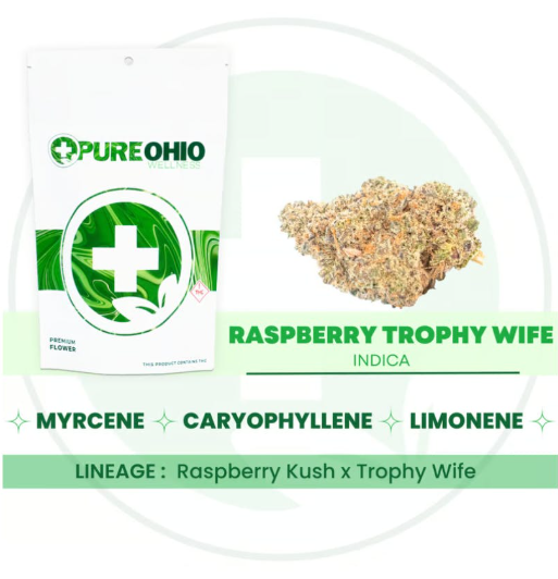 Photograph of product: Pure Ohio | Raspberry Trophy Wife | 14.15g