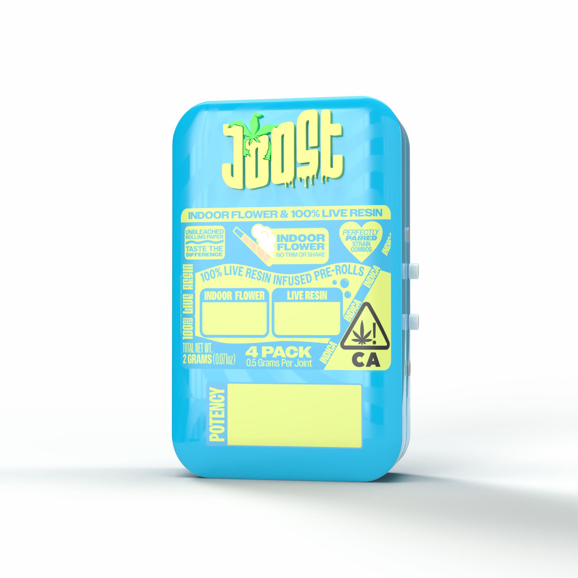 Photograph of product: Joost - 4pk Fire Fumez x Alien OG Infused Prerolls