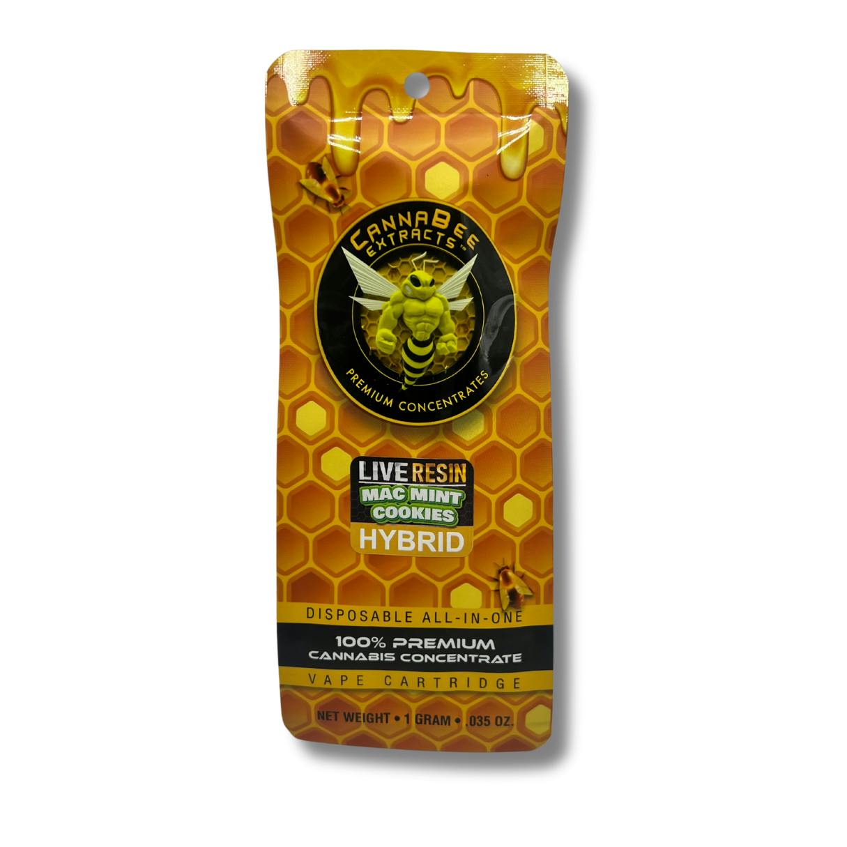 Photograph of product: Cannabee - Mac Mint Cookie - LR Disposable