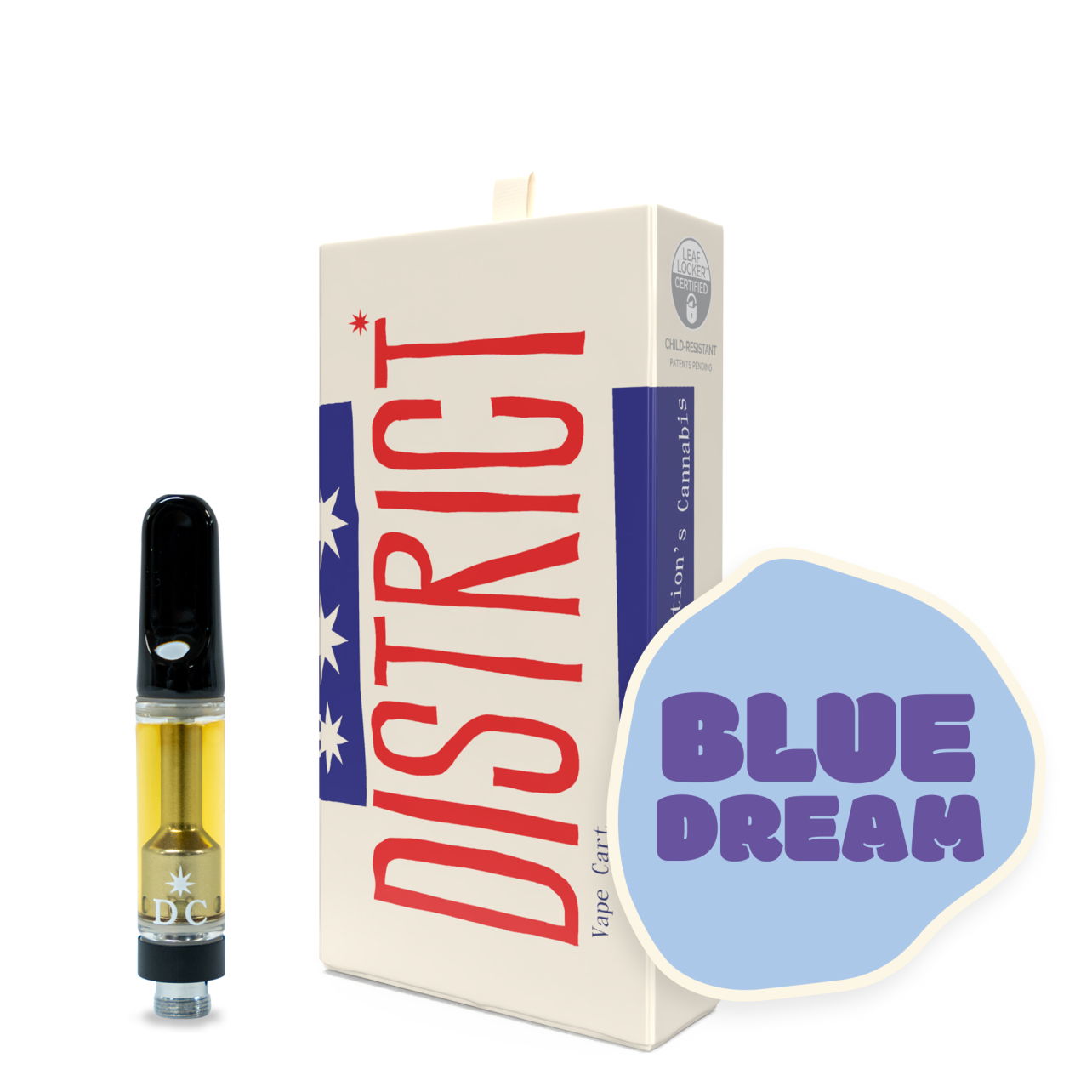 Photograph of product: Blue Dream Cartridge 0.5g/