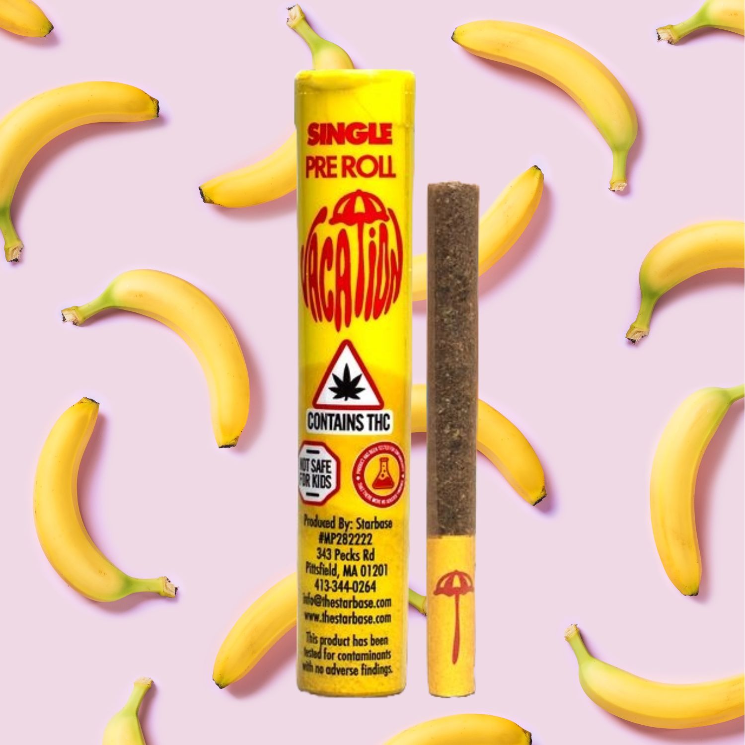 Photograph of product: A Vacation | Banana Stand Pre-Roll | 0.7g