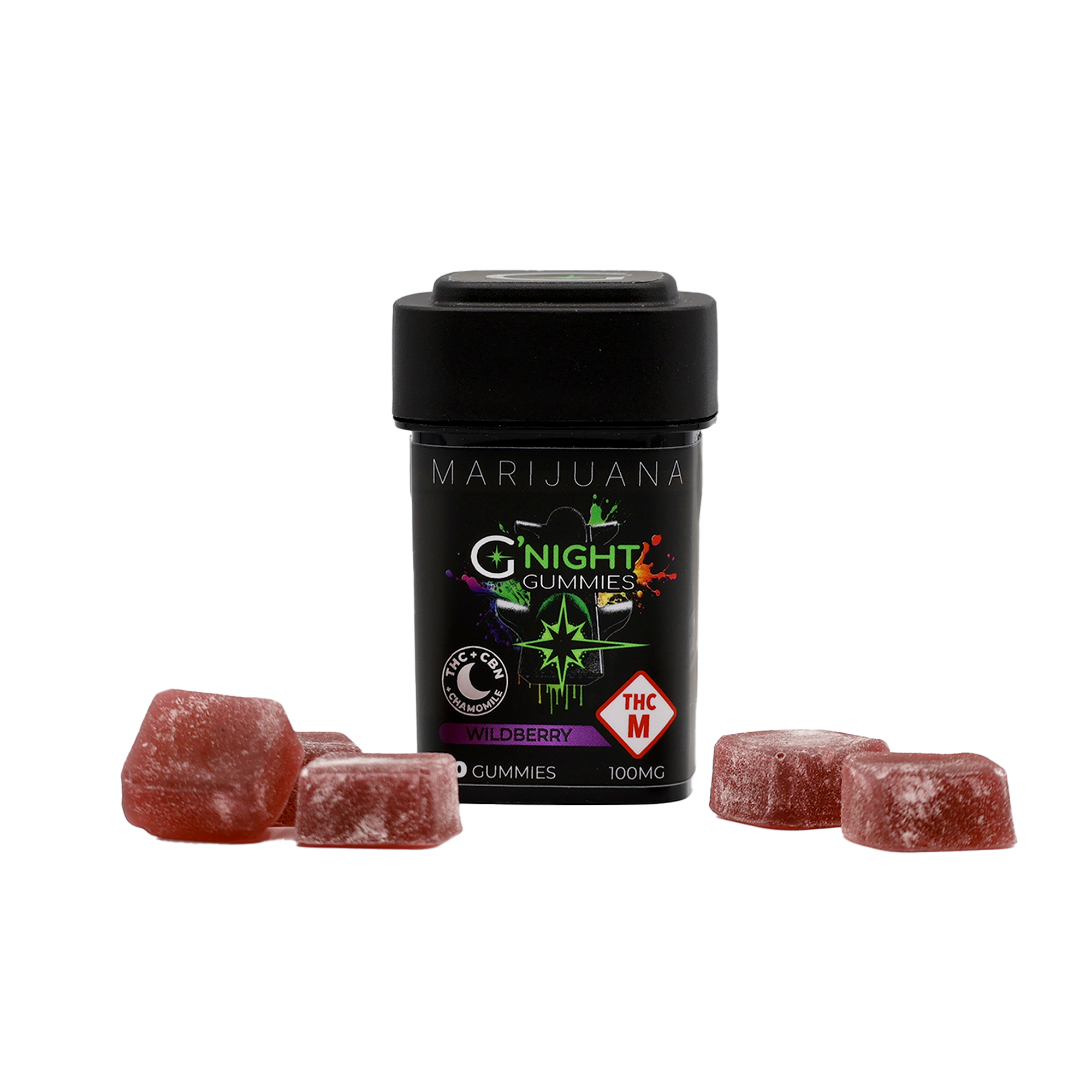 Photograph of product: Wildberry G'Night Gummies (100mg)