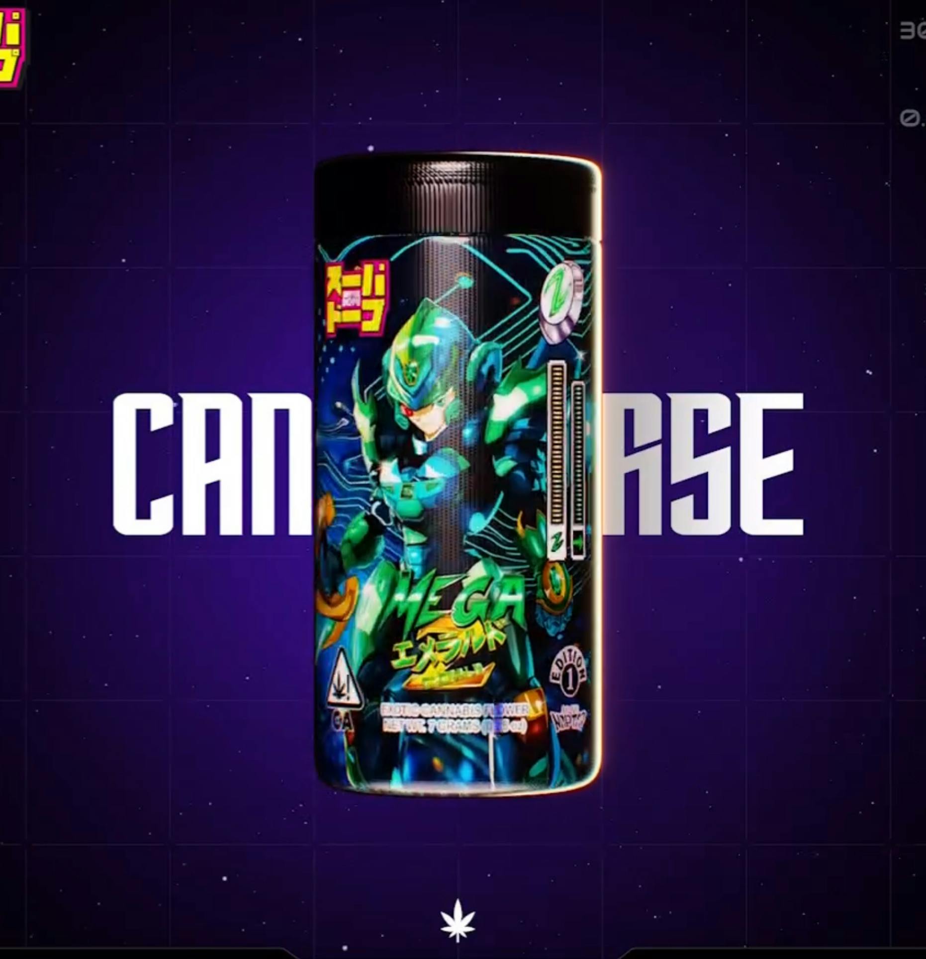 Photograph of product:  Mega Z Emerald (7g)