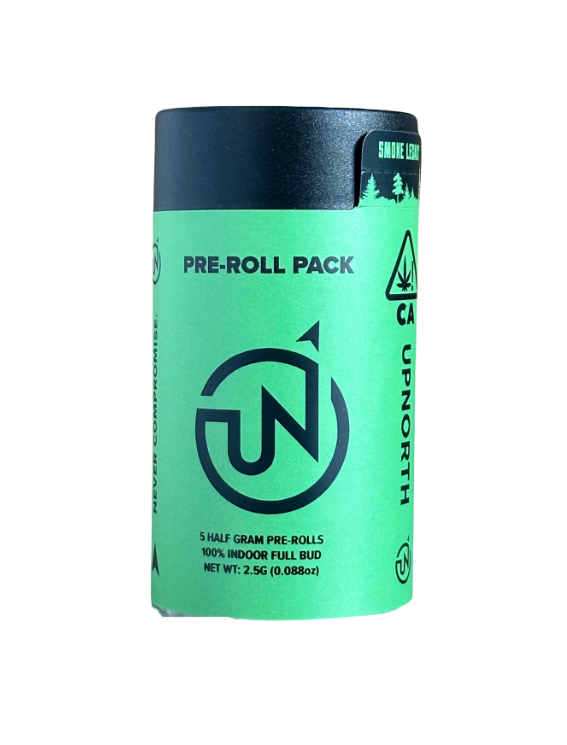 Photograph of product: Blueberry Cookies (I) PREROLLS 5pk - UpNorth