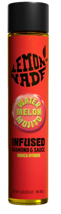 Photograph of product: LEMONNADE WATERMELON MOJITO PRE ROLL INFUSED 1G