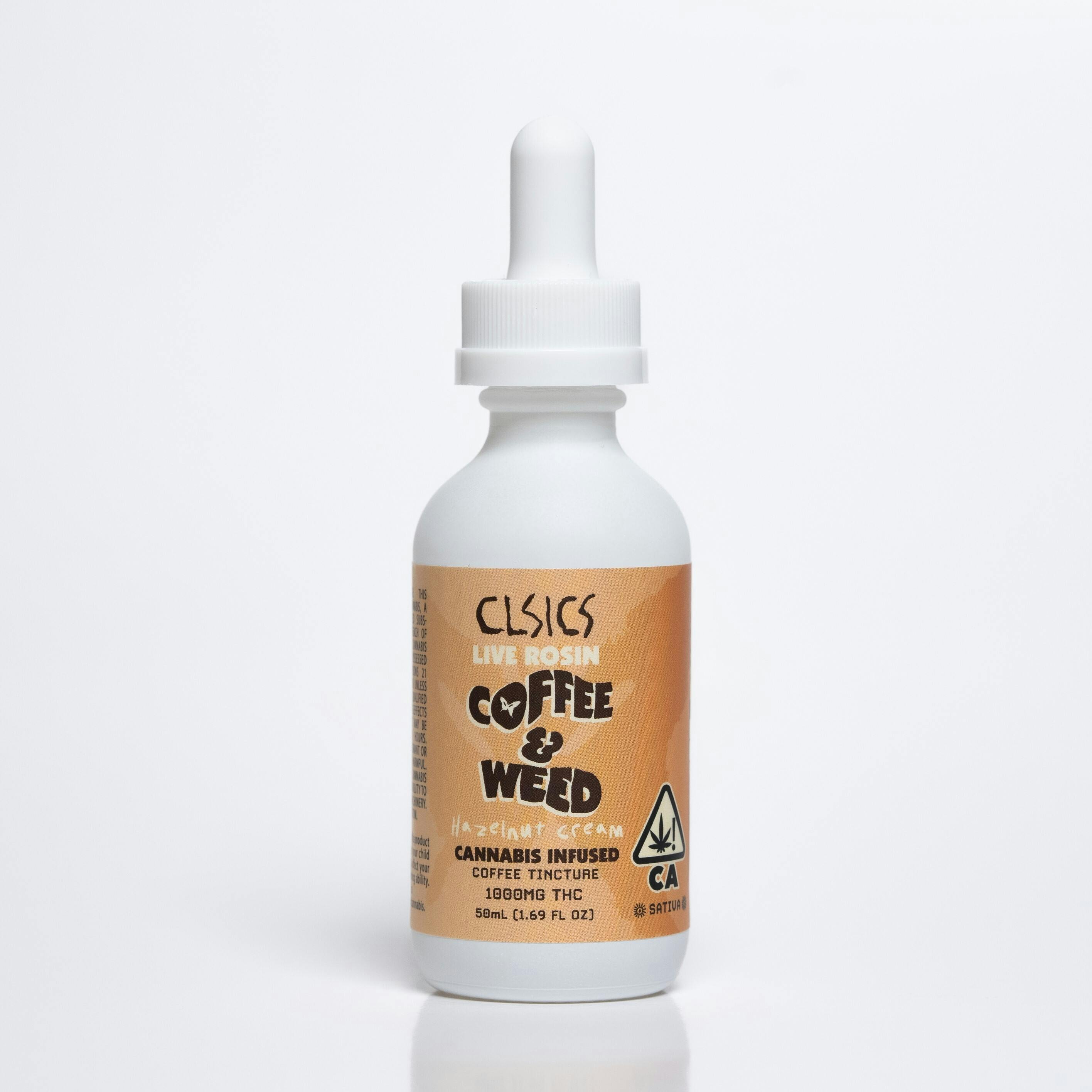 Photograph of product: Clsics | Hazelnut Cream Live Rosin Tincture | 1000mg