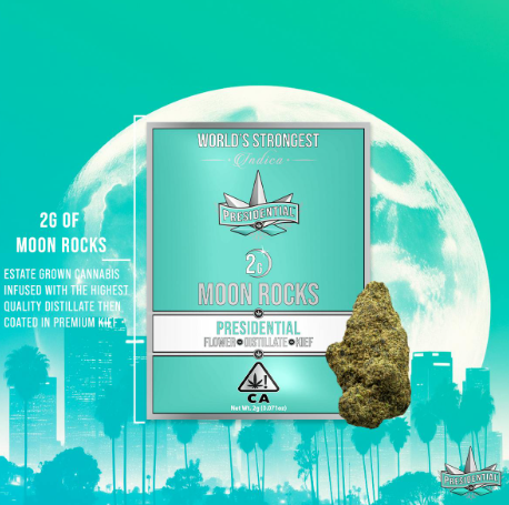 Photograph of product: Presidential Oui'd Moonrocks 2 G - 2g