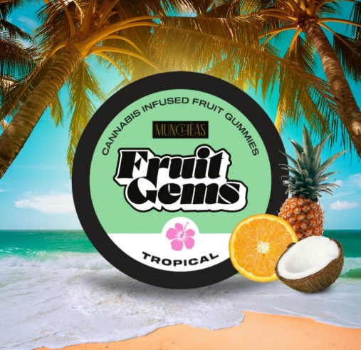 Photograph of product: Fruit Chew MED - Tropical Fruit Gems